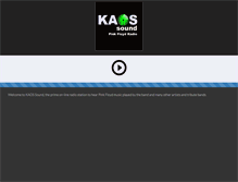 Tablet Screenshot of kaos-sound.co.uk
